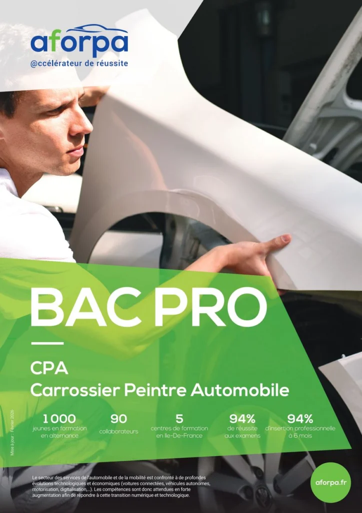BAC PRO CPA Carrossier Peintre Automobile